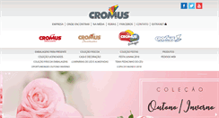 Desktop Screenshot of cromus.com.br
