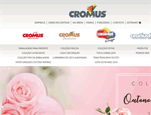 Tablet Screenshot of cromus.com.br